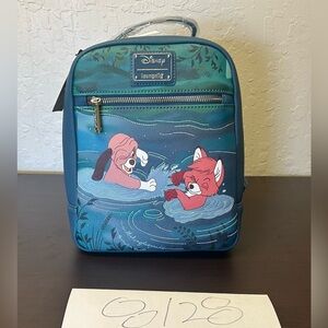 Loungefly Fox and the Hound Blue Backpack